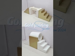 पेस्टल सॉफ्ट प्ले उपकरण सेट पूर्वस्कूली केंद्र सॉफ्ट प्ले मैट फोम गेंद गड्ढे बच्चों