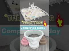 आर्क के साथ आउटडोर डबल स्लाइड सफेद सॉफ्ट प्ले उपकरण प्लास्टिक स्लाइड बच्चे खेल स्लाइड