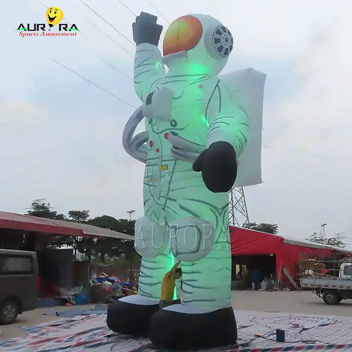 20 फीट ऊंचाई विशाल inflatable अंतरिक्ष यात्री मंच विज्ञापन हवा inflatables