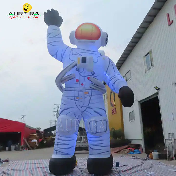 20 फीट ऊंचाई विशाल inflatable अंतरिक्ष यात्री मंच विज्ञापन हवा inflatables