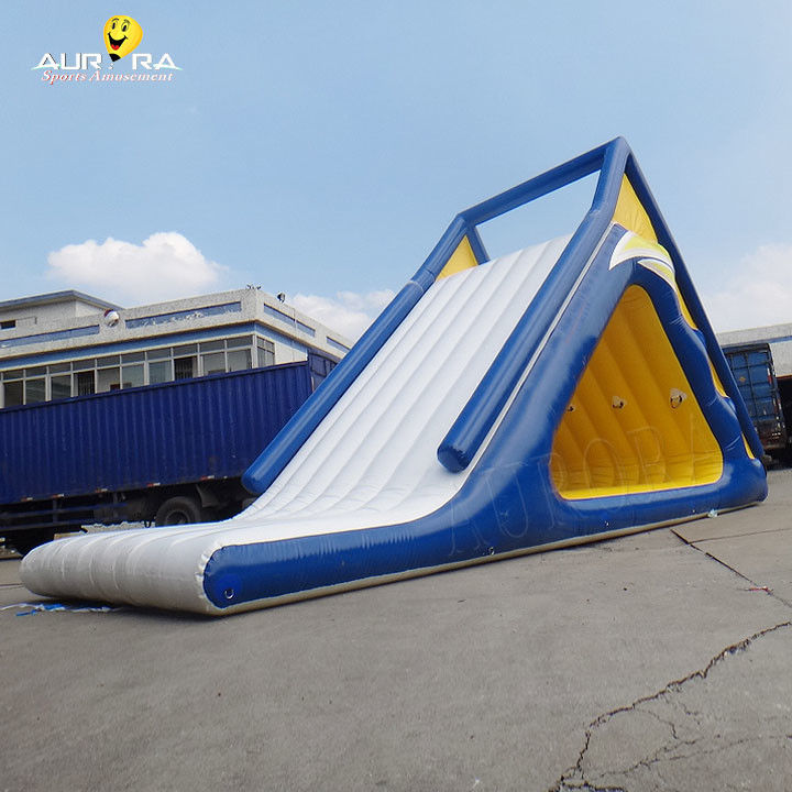 आउटडोर पार्टी Inflatable Water Toys Floating Water Slide Climbing Wall Tower For Sea (बाहरी पार्टी के लिए घुमावदार पानी के खिलौने)