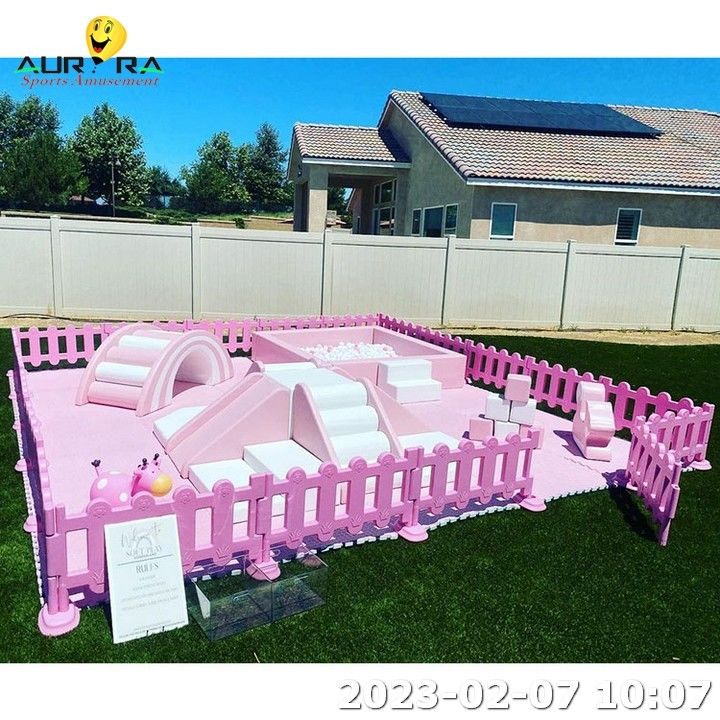 छोटे बच्चों के लिए inflatable सॉफ्ट प्ले उपकरण इनडोर आउटडोर खेल का मैदान क्लाइम्बर बॉल पिट पार्टी किराया