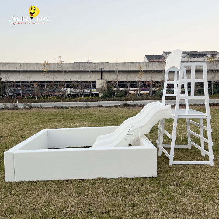 लकड़ी के फ्रेम Inflatable सॉफ्ट प्ले उपकरण बच्चों के सेट बुलबुला गुंबद उछल महल बाउंसर सफेद