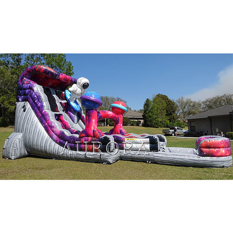 बच्चों के लिए पूल के साथ सस्ते पानी की inflatable स्लाइड