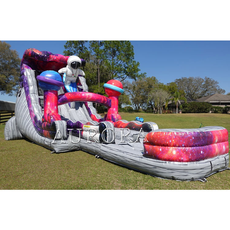 बच्चों के लिए पूल के साथ सस्ते पानी की inflatable स्लाइड