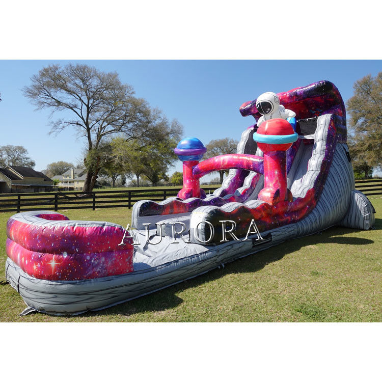 बच्चों के लिए पूल के साथ सस्ते पानी की inflatable स्लाइड