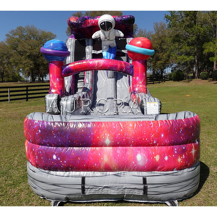 बच्चों के लिए पूल के साथ सस्ते पानी की inflatable स्लाइड