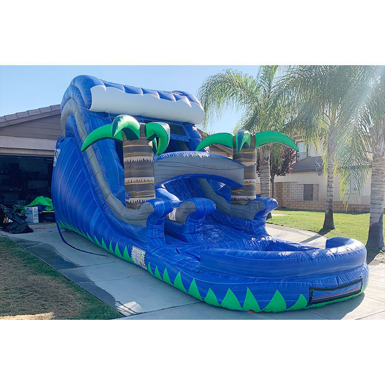 बच्चों और वयस्कों के लिए पूल के साथ उछाल महल के साथ ग्रेड inflatable पानी स्लाइड