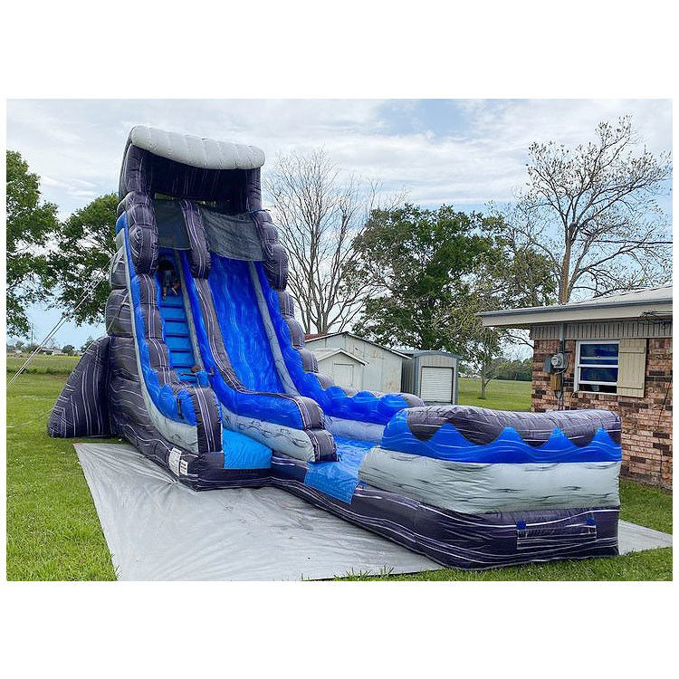 बच्चों और वयस्कों के लिए पूल के साथ उछाल महल के साथ ग्रेड inflatable पानी स्लाइड