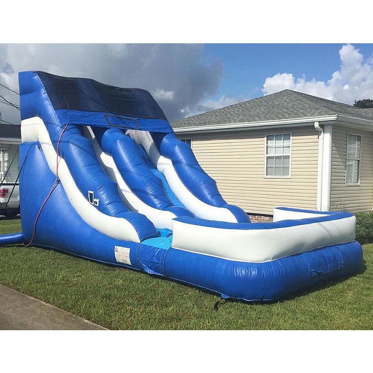पूल के साथ inflatable पानी स्लाइड वयस्क के लिए विशाल पानी स्लाइड बच्चों के लिए बाउंसर महल