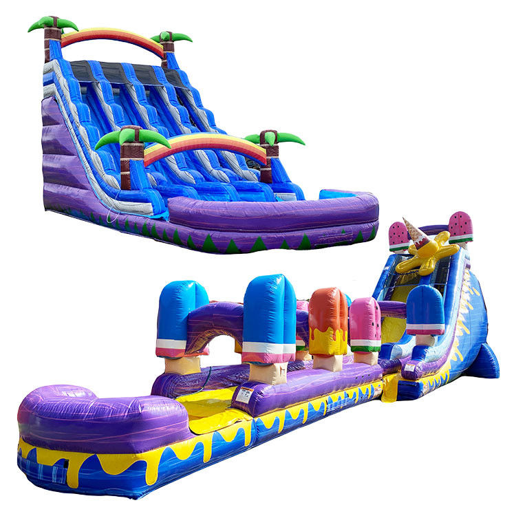 बच्चों के लिए inflatable पानी स्लाइड 25'H पाम बड़ा थोक बिक्री के लिए नए उत्पादों