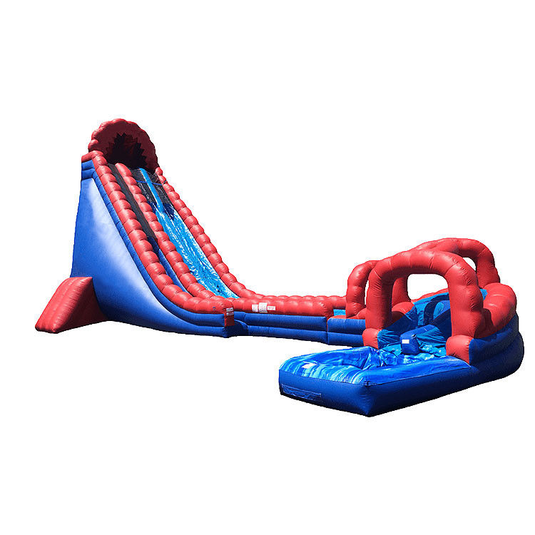 बच्चों और वयस्कों के लिए पानी की स्लाइड्स अनुकूलित inflatable Toboggan पानी स्लाइड पूल