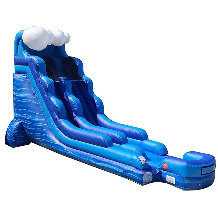 Inflatable पानी स्लाइड पूल बड़े आउटडोर bouncer बच्चों ज्वालामुखी स्लिप n पूल स्लाइड