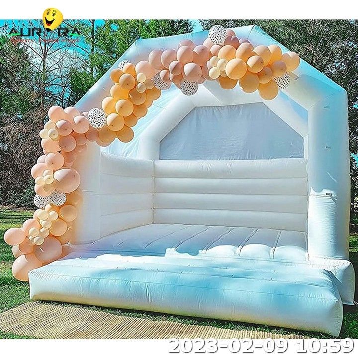 रंगीन पार्टी बच्चों के लिए उछाल घर inflatable शादी उछाल महल कूदने बाउंसर